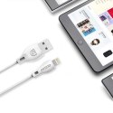 Dudao przewód kabel USB / Lightning 2.4A 1m biały (L4L 1m white)