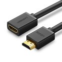 Kabel Ugreen HD107 10142 HDMI (męski) - HDMI (żeński) 4K 2m - czarny