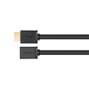 Kabel Ugreen HD107 10142 HDMI (męski) - HDMI (żeński) 4K 2m - czarny