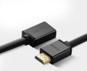 Kabel Ugreen HD107 10142 HDMI (męski) - HDMI (żeński) 4K 2m - czarny