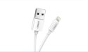 Kabel Ugreen US155 20728 USB-A / Lightning MFi 2.4A 1m - biały