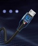 Kabel Ugreen US290 60146 USB-A / micro USB 2.4A 1m - szary