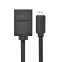 Ugreen kabel przewód przejściówka adapter HDMI - micro HDMI 19 pin 20cm czarny (20134)