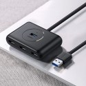 Ugreen rozdzielacz HUB 4x USB 3.2 Gen 1 (kabel 0,5 m) czarny (20290)