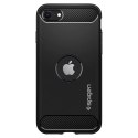 Etui Spigen Rugged Armor na iPhone SE 2020 / 2022 - czarne