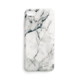 Wozinsky Marble żelowe etui pokrowiec marmur Xiaomi Mi Note 10 Lite biały