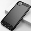 Carbon Case elastyczne etui pokrowiec Huawei Y5p czarny