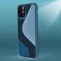 S-Case elastyczne etui pokrowiec Huawei P40 Lite E niebieski