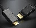 Ugreen jednokierunkowy kabel z DisplayPort na HDMI 4K 30 Hz 32 AWG 2 m czarny (DP101 10202)