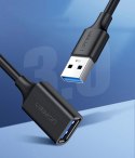 Ugreen kabel przewód przedłużacz przejściówka USB 3.0 (żeński) - USB 3.0 (męski) 3 m czarny (US129 30127)