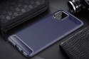 Carbon Case elastyczne etui pokrowiec Samsung Galaxy A42 5G niebieski