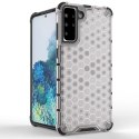 Honeycomb etui pancerny pokrowiec z żelową ramką Samsung Galaxy S21+ 5G (S21 Plus 5G) czarny