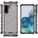 Honeycomb etui pancerny pokrowiec z żelową ramką Samsung Galaxy S21+ 5G (S21 Plus 5G) przezroczysty