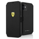 Etui Ferrari On Track Perforated na iPhone 12 mini - czarne