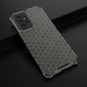 Honeycomb etui pancerny pokrowiec z żelową ramką Samsung Galaxy A72 4G czarny