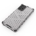 Honeycomb etui pancerny pokrowiec z żelową ramką Samsung Galaxy A72 4G niebieski