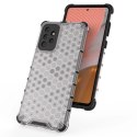 Honeycomb etui pancerny pokrowiec z żelową ramką Samsung Galaxy A72 4G niebieski