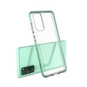 Spring Case pokrowiec żelowe etui z kolorową ramką do Samsung Galaxy S21+ 5G (S21 Plus 5G) żółty