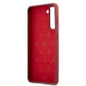 Etui Mercedes Silicone Line na Samsung Galaxy S21+ - czerwone