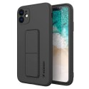 Wozinsky Kickstand Case silikonowe etui z podstawką iPhone 11 Pro Max czarne