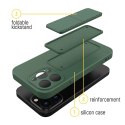 Wozinsky Kickstand Case silikonowe etui z podstawką iPhone 11 Pro Max czarne