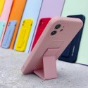 Wozinsky Kickstand Case silikonowe etui z podstawką iPhone 12 mini granatowe