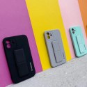 Wozinsky Kickstand Case silikonowe etui z podstawką etui Xiaomi Redmi 10X 4G / Xiaomi Redmi Note 9 jasnoniebieskie