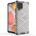 Honeycomb etui pancerny pokrowiec z żelową ramką Samsung Galaxy A42 5G czerwony