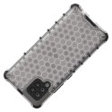 Honeycomb etui pancerny pokrowiec z żelową ramką Samsung Galaxy A42 5G czerwony