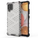 Honeycomb etui pancerny pokrowiec z żelową ramką Samsung Galaxy A42 5G przezroczysty