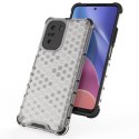 Honeycomb etui pancerny pokrowiec z żelową ramką Xiaomi Redmi K40 Pro+ / K40 Pro / K40 / Poco F3 czarny