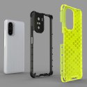 Honeycomb etui pancerny pokrowiec z żelową ramką Xiaomi Redmi K40 Pro+ / K40 Pro / K40 / Poco F3 czarny