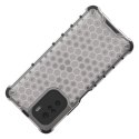 Honeycomb etui pancerny pokrowiec z żelową ramką Xiaomi Redmi K40 Pro+ / K40 Pro / K40 / Poco F3 niebieski