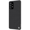 Nillkin Textured Case wytrzymałe wzmocnione etui z żelową ramką i nylonem na tyle Samsung Galaxy A72 4G czarny