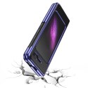 Plating Case hard case pokrowiec etui z metaliczną ramką Samsung Galaxy Fold niebieski