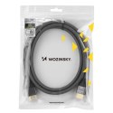 Wozinsky kabel HDMI 2.1 8K 60 Hz 48 Gbps / 4K 120 Hz / 2K 144 Hz 3 m srebrny (WHDMI-30)