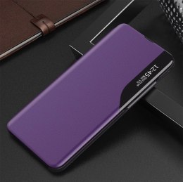 Eco Leather View Case elegancki futerał etui z klapką i funkcją podstawki Xiaomi Redmi K40 Pro+ / K40 Pro / K40 / Poco F3 fiolet