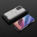 Honeycomb etui pancerny pokrowiec z żelową ramką Xiaomi Redmi K40 Pro+ / K40 Pro / K40 / Poco F3 przezroczysty