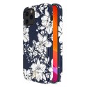 Kingxbar Blossom etui ozdobione oryginalnymi Kryształami Swarovskiego iPhone 12 mini wielokolorowy (Lily)