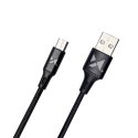 Wozinsky kabel przewód USB - microUSB 2,4A 1m czarny (WUC-M1B)