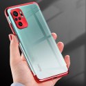 Clear Color case żelowy pokrowiec etui z metaliczną ramką Xiaomi Redmi Note 10 5G / Poco M3 Pro czarny