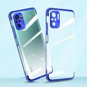 Clear Color case żelowy pokrowiec etui z metaliczną ramką Xiaomi Redmi Note 10 5G / Poco M3 Pro czarny