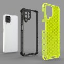 Honeycomb etui pancerny pokrowiec z żelową ramką Samsung Galaxy A22 4G czarny