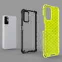 Honeycomb etui pancerny pokrowiec z żelową ramką Xiaomi Redmi Note 10 5G / Poco M3 Pro przezroczysty