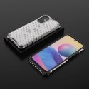 Honeycomb etui pancerny pokrowiec z żelową ramką Xiaomi Redmi Note 10 5G / Poco M3 Pro przezroczysty