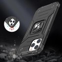 Wozinsky Ring Armor pancerne hybrydowe etui pokrowiec + magnetyczny uchwyt iPhone 13 różowy