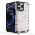 Honeycomb etui pancerny pokrowiec z żelową ramką iPhone 13 Pro czarny