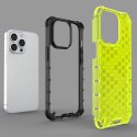 Honeycomb etui pancerny pokrowiec z żelową ramką iPhone 13 Pro czarny