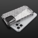 Honeycomb etui pancerny pokrowiec z żelową ramką iPhone 13 Pro czarny