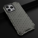 Honeycomb etui pancerny pokrowiec z żelową ramką iPhone 13 Pro czarny